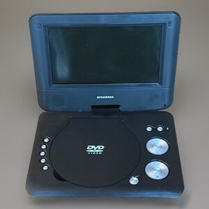 Sylvania SDVD7029 7" Portable DVD Player Tested Working No Charger Included